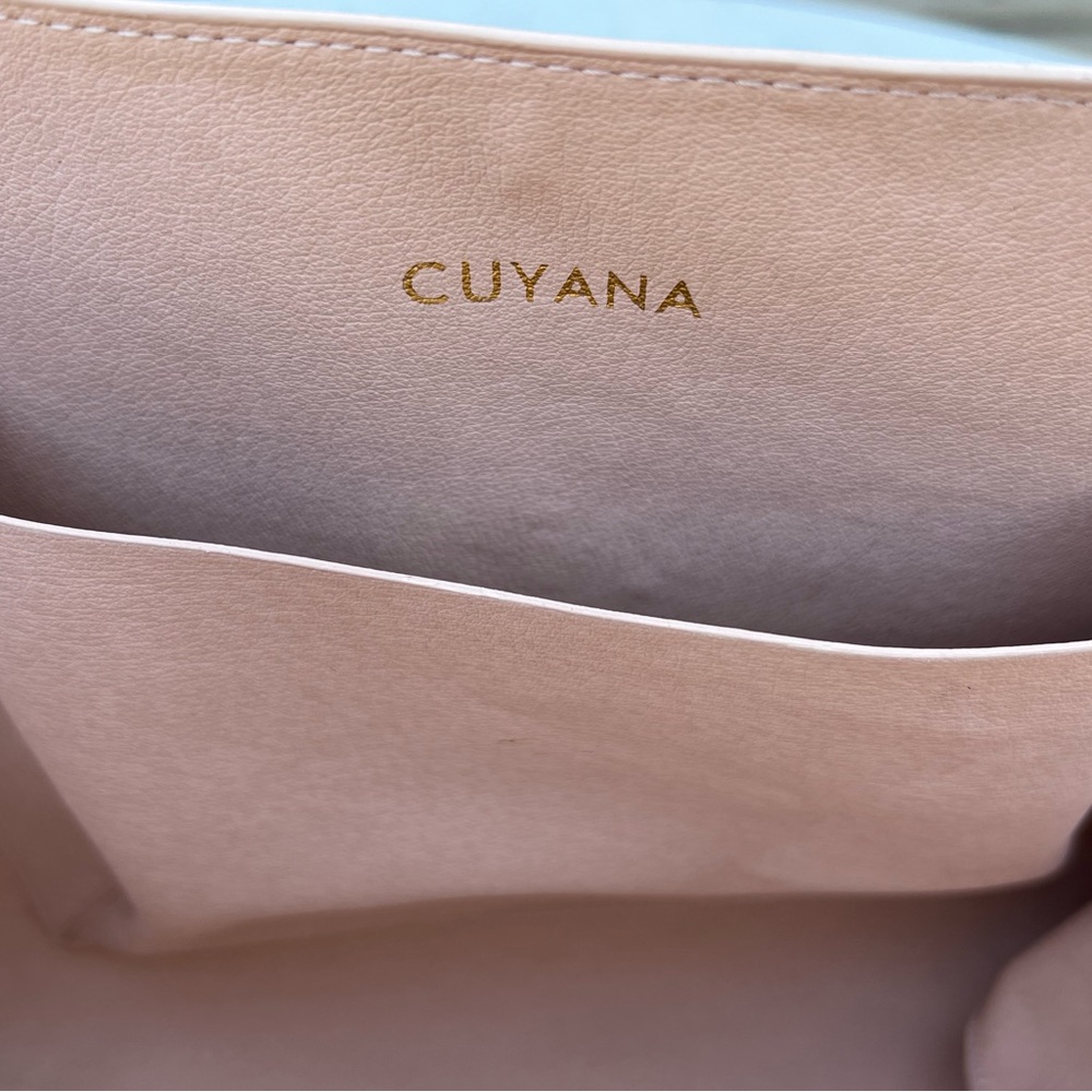 CUYANA blush large tote organizer
